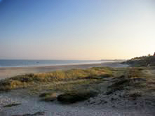 photo of sunset over shoreline